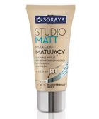 Soraya, Studio Matt Make-up, matujący, 11, beż, 30 ml