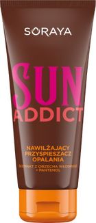 Soraya, Sun Addict, przyspieszacz opalania nawilżający z orzechem włoskim, 150 ml
