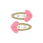 Souza! Aty, spinki do włosów z różowym serduszkiem, 2 szt.