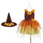 Souza! Czarownica Sabrina, strój dla dzieci z kapeluszem, 8-10 lat