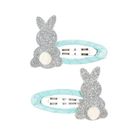 Souza! Matisa, spinki do włosów owinięte wstążką, z brokatowym króliczkiem, 2szt.