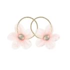 Souza! Odet, gumki do włosów, różowy kwiatek, 2 szt.