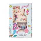 Souza! Syrenka, tatuaże brokatowe z kryształkami, 5 elementów