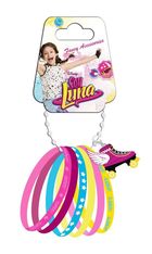 Soy Luna, bransoletki silikonowe, 6 szt.