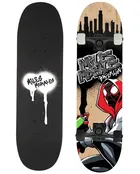 Spider-Man, drewniana deskorolka, Miles Morales