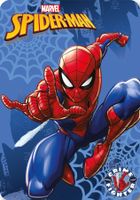 Spiderman, koc polarowy, niebieski, 100-140 cm