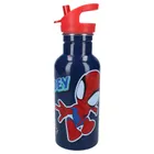 Spidey, Take A Sip, bidon ze słomką, niebieski, 500 ml