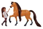 Spirit-Riding Free, Lucky i Spirit, lalka i figurka konia, zestaw, 2 szt.