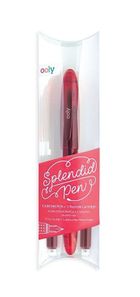 Splendid, pióro wieczne, czerwone + 3 naboje