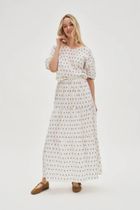 Spódnica damska, biała, Moodo