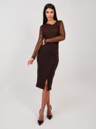 Spódnica damska, brązowa, Basisc Feel Good