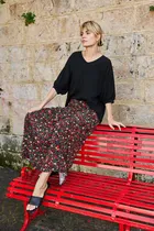 Spódnica damska, czarna, Moodo