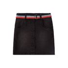 Spódnica jeansowa dziewczęca, czarna, Tom Tailor