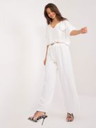Spodnie damskie, białe, Italy Moda