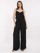 Spodnie damskie, czarne, Italy Moda