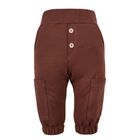 Spodnie dresowe chłopięce, brązowe, Eevi