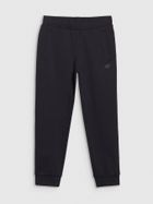 Spodnie dresowe chłopięce, czarne, 4F