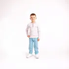 Spodnie dresowe chłopięce, niebieskie, Nicol