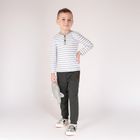 Spodnie dresowe chłopięce, szare, Nicol