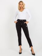 Spodnie dresowe damskie, czarne, Relevance