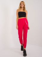 Spodnie dresowe damskie, czerwone, Relevance