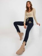 Spodnie dresowe damskie, granatowe, Relevance