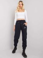 Spodnie dresowe damskie, granatowe, Relevance