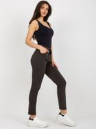 Spodnie dresowe damskie, khaki, Relevance