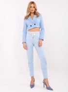 Spodnie dresowe damskie, niebieskie, Italy Moda