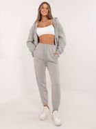 Spodnie dresowe damskie, szare, Calimera