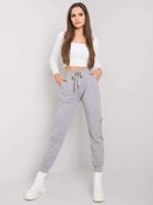 Spodnie dresowe damskie, szare, Relevance