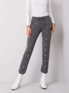 Spodnie dresowe damskie, szare, Relevance