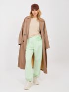Spodnie dresowe damskie, zielone, Italy Moda