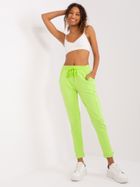 Spodnie dresowe damskie, zielone, Relevance