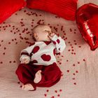 Spodnie dresowe dziecięce, bordowe, Eevi