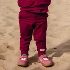 Spodnie dresowe dziewczęce, bordowe, Eevi