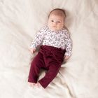 Spodnie dresowe dziewczęce, bordowe, Nicol