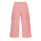 Spodnie dresowe dziewczęce, culotte, różowe, Pinokio