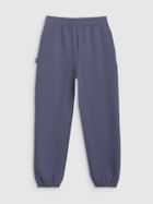 Spodnie dresowe dziewczęce, jogger, niebieskie, 4F