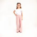 Spodnie dresowe dziewczęce, różowe, Nicol