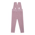 Spodnie dziewczęce na szelkach, fioletowe, Nicol