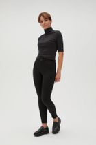 Spodnie jeansowe damskie, czarne, Moodo