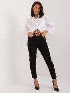 Spodnie jeansowe damskie, czarne, Redseventy