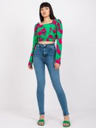 Spodnie jeansowe damskie, niebieskie, Moonart