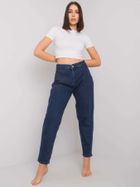 Spodnie jeansowe damskie, niebieskie, Moonart