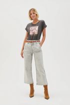 Spodnie jeansowe damskie, szare, Moodo