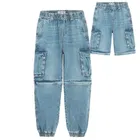 Spodnie jeansowe jogger z odpinanymi nogawkami Cool Club