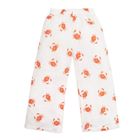 Spodnie materiałowe dziewczęce, ecru, Pinokio