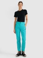 Spodnie trekkingowe damskie, turkusowe, 4F