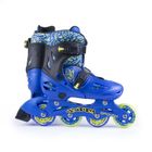Spokey, Buddy, rolki regulowane, niebieskie, rozmiar 30-33
